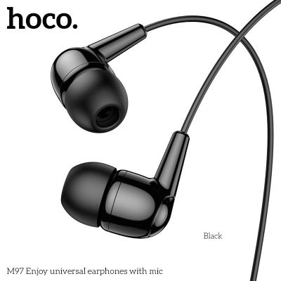 (có VAT) Tai nghe có dây Hoco M97 có mic đàm thoại | Âm thanh cực chuẩn | Jack cắm 3.5mm tương thích mọi thiết bị | Giá tốt |Tai Nghe Hóc Môn