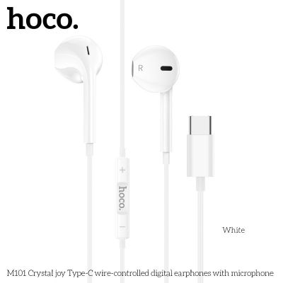 Tai nghe dây Hoco M101 Crystal joy Type-C