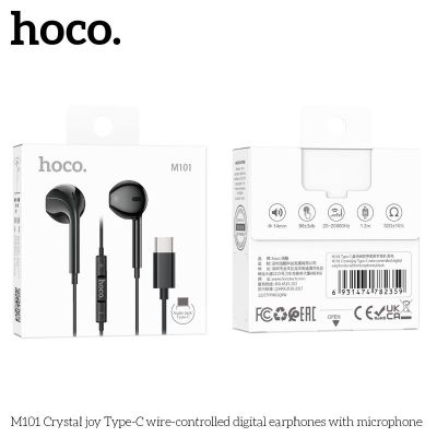 Tai nghe dây Hoco M101 Crystal joy Type-C