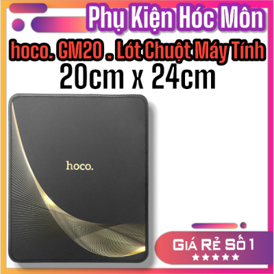 Tấm lót chuột Hoco GM22 200x240 mm | Pad chuột có rung | Bề mặt siêu mượt | Chống trượt tốt | Gaming office | Chính hãng giá rẻ | Vi Tính Hóc Môn
