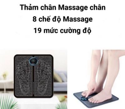 Thảm massage chân pin sạc xung điện trị liệu EMS - Công nghệ mới