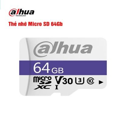 ( có VAT) Thẻ Nhớ Micro SD 64GB Dahua DHI-TF-C100 | Thẻ Nhớ Dahua 64GB V30 Chính Hãng | Chuyên Dụng Camera | Tốc Độ Cao | Bền Bỉ | Giá Tốt | Bảo Hành Chuẩn | Mua Ngay | Uy Tín | Giao Nhanh | Thẻ Nhớ Hóc Môn