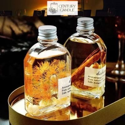 Tinh Dầu Khuếch Tán Thơm Phòng Mùi Hương Thiên Nhiên Hoa Khô Phát Sáng Ban Đêm Century Candle