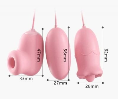 Trứng Rung Anki 3in1 Rung + Hút + Liếm | Trứng Rung Kết Hợp Lưỡi Liếm Bú Mút 3 in 1 Sạc USB | Wireless Vibrating Egg | Remote Control Love Egg | Bluetooth Vibrating Egg | Vibrating Bullet Egg | Wearable Vibrating Egg | Vi Tính Hóc Môn