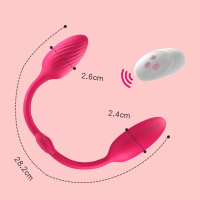 Trứng rung đôi Yuman hàng cao cấp sạc điện điều khiển từ xa Trứng rung Yuman trứng rung 2 đầu