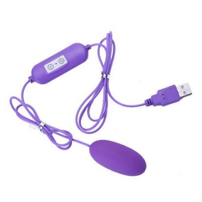 Trứng rung tình yêu cắm sạc USB 2 đầu cực tê tái