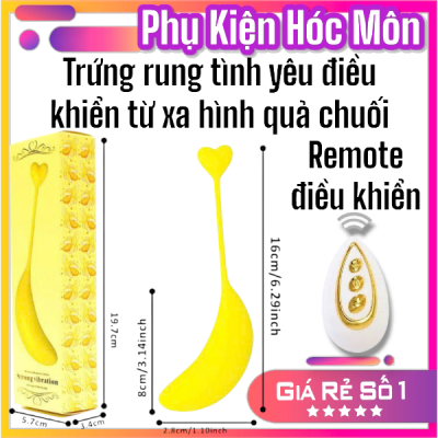 Trứng rung tình yêu điều khiển từ xa hình quả chuối