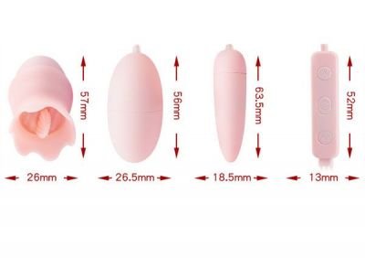 Trứng rung tình yêu hoa lưỡi 3in1 | Vi Tính Hóc Môn