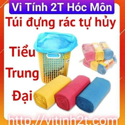 ( SIZE ĐẠI) Túi đựng rác tự phân hủy ĐỆ NHẤT 3 màu tổng 1kg