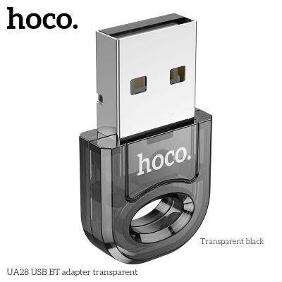 USB bluetooth cho máy tính PC Laptop Hoco UA28 không dây V5.1, hỗ trợ phát bluetooth cho loa, bàn phìm, máy tính, âm li có cổng USB