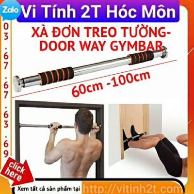 Xà đơn gắn cửa treo tường thông minh 60cm 100cm xà đơn
