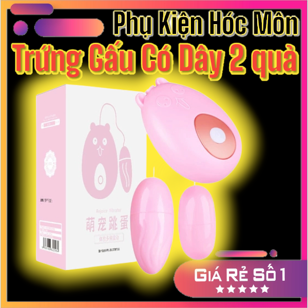 TRỨNG GẤU RUNG 2 QUẢ | Trứng Rung Yadini Hình Thú Dễ Thương | Đồ Chơi Tình Yêu | Vi Tính Hóc Môn