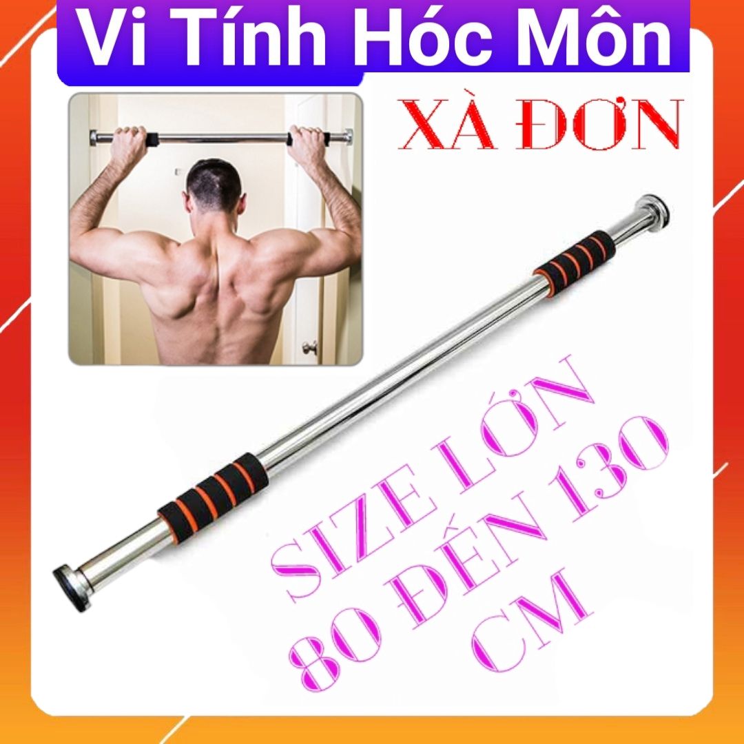 XÀ ĐƠN TREO TƯỜNG DOOR WAY GYMBAR 80 ĐẾN 130 CM vi tính hóc môn